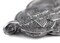 The Bead Chest Silver Double Sun & Moon Baule Pendant (32x46mm): African Tribal Metal Pendant for DIY Jewelry and Necklace